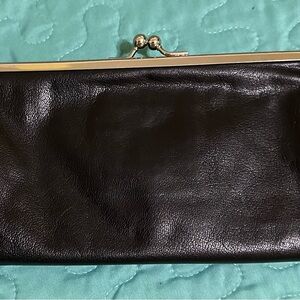 Latico Black Leather Clutch